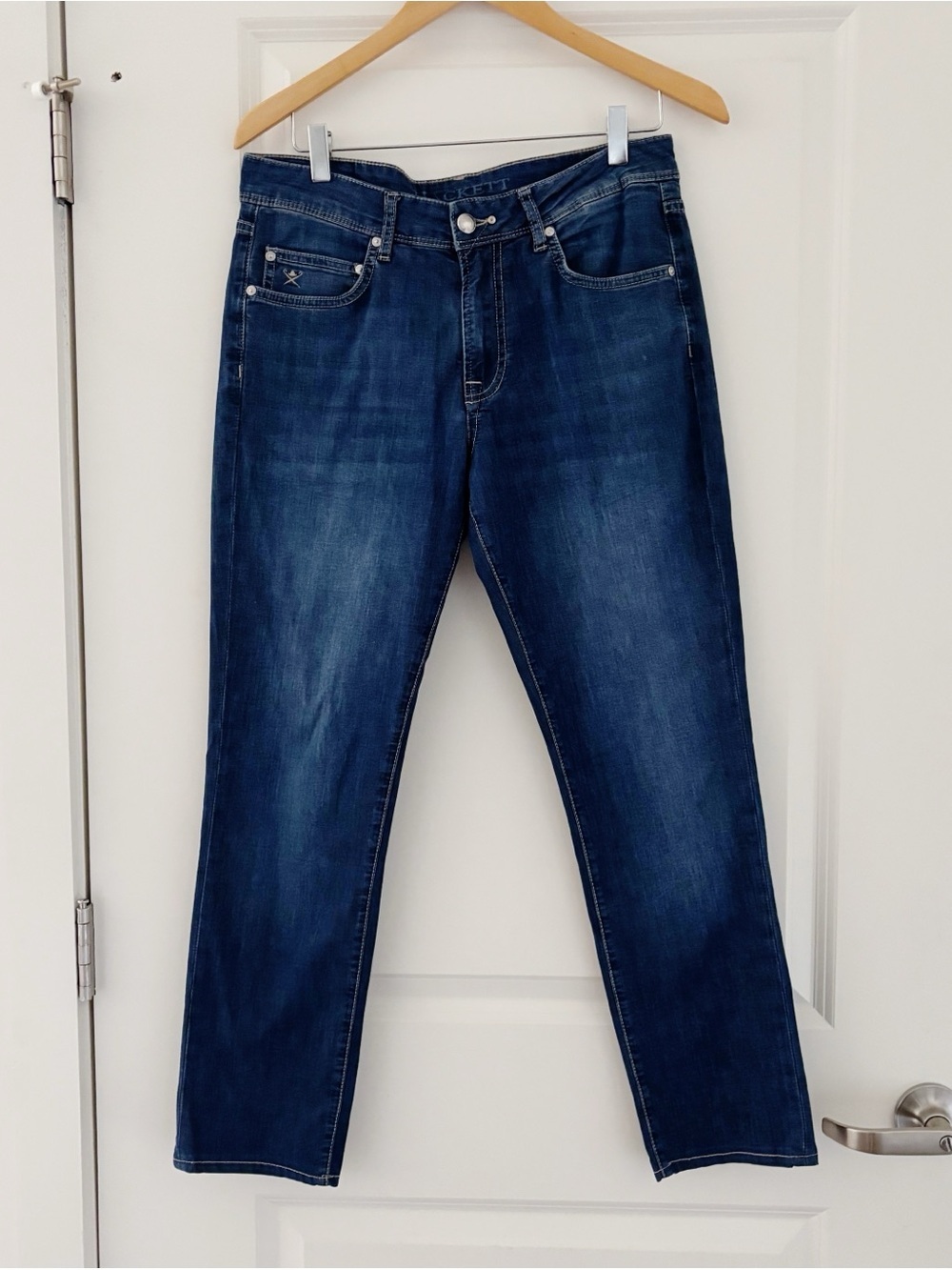 Hackett Slim Fit Vintage Wash Jeans 32R - Picture 2 of 8